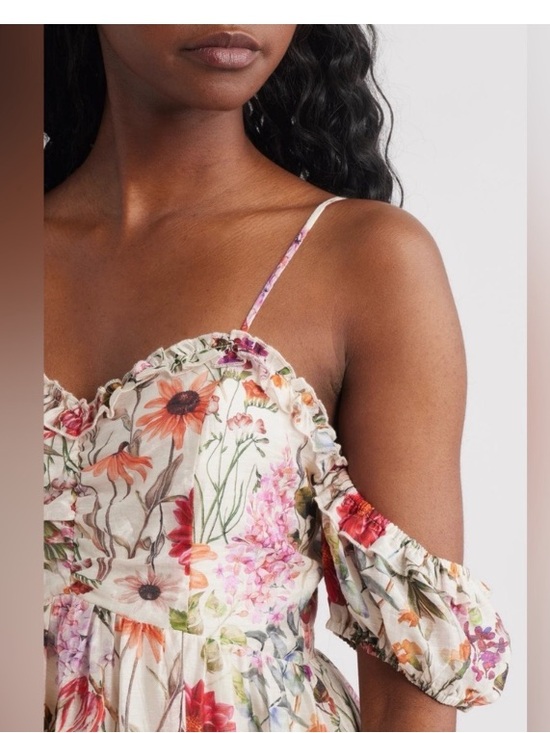 LULU’S Panarea Botanical Floral Maxi Dress NWT - Picture 2 of 15